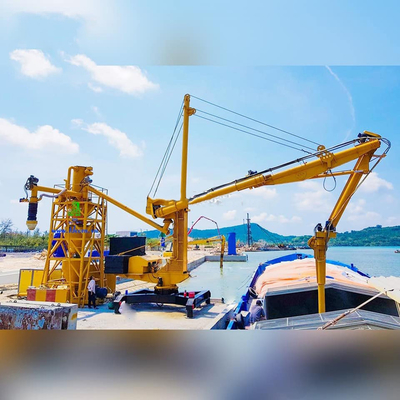 সিমেন্ট আনলোড করার জন্য ট্রাক মাউন্ট করা স্ক্রু টাইপ শিপ আনলোডার