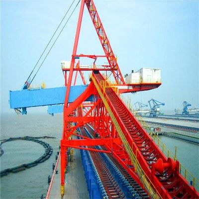 ধারণক্ষমতা 600 Tph বেল্ট টাইপ শিপ লোডার জাহাজে লোড করা বাল্ক উপকরণের জন্য